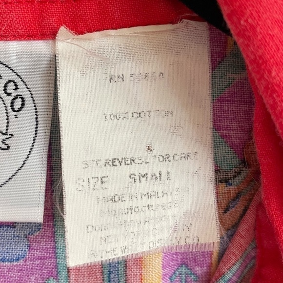 Vintage Disney Cowboy Mickey Mouse Button Down Shirt, Western Cowboy, Size S - Picture 8 of 9